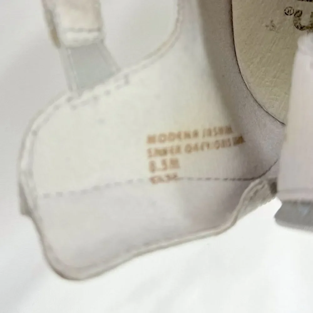 Earth MODENA JASMINE Grey Silver Sparkle Espadrille Wedge Gladiator Sandals